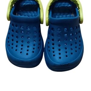 Joybees Toddler Blue and Green Clogs